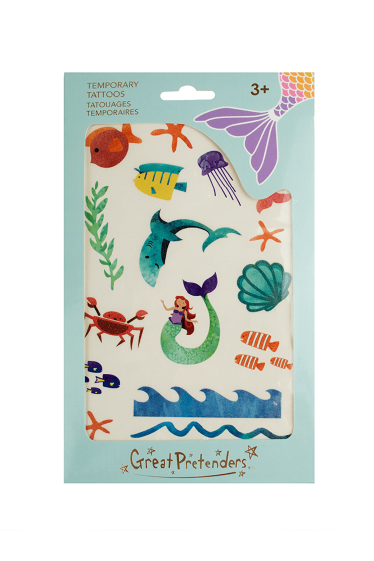 Mermaid Tattoos, 1 Sheet