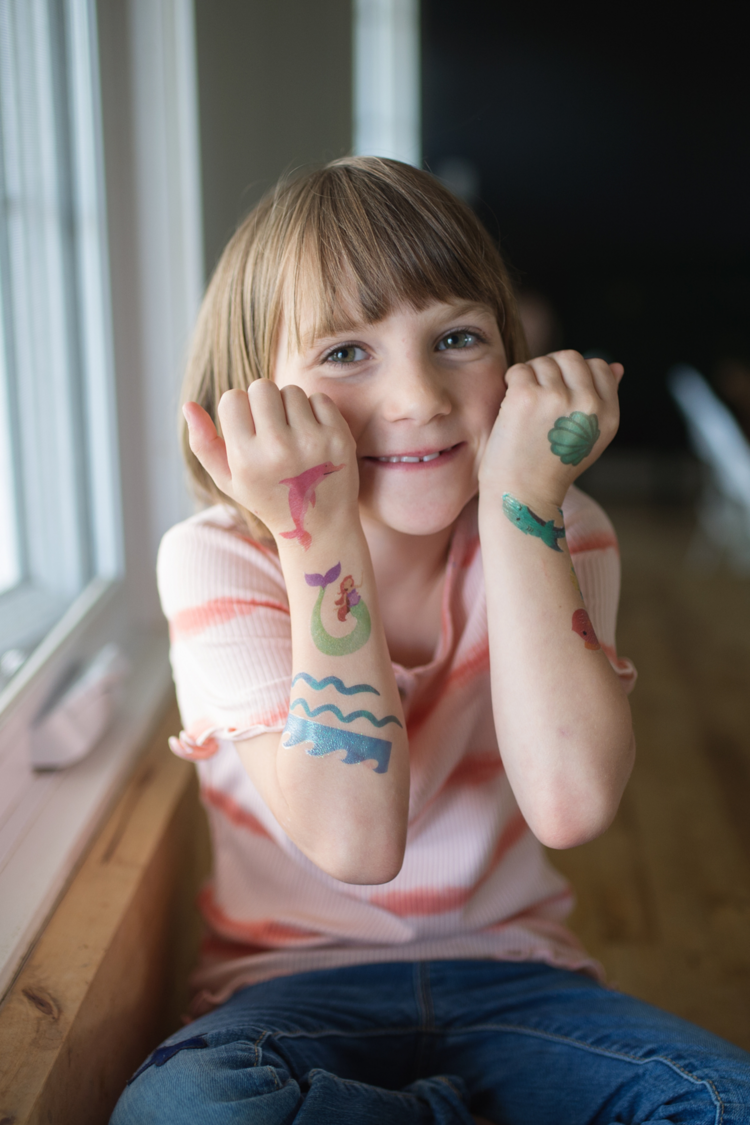 Mermaid Tattoos, 1 Sheet