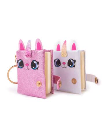 Mini Sparkly Friends Keychain Journal
