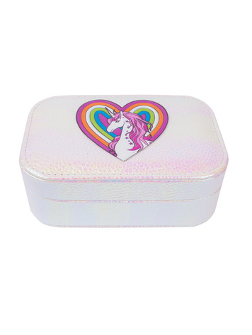 Pretty Precious Unicorn Jewelry Box in Irridescent