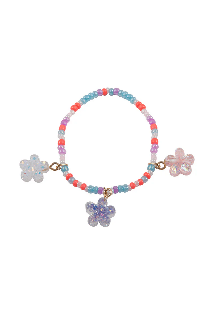 Shimmer Flower Bracelet