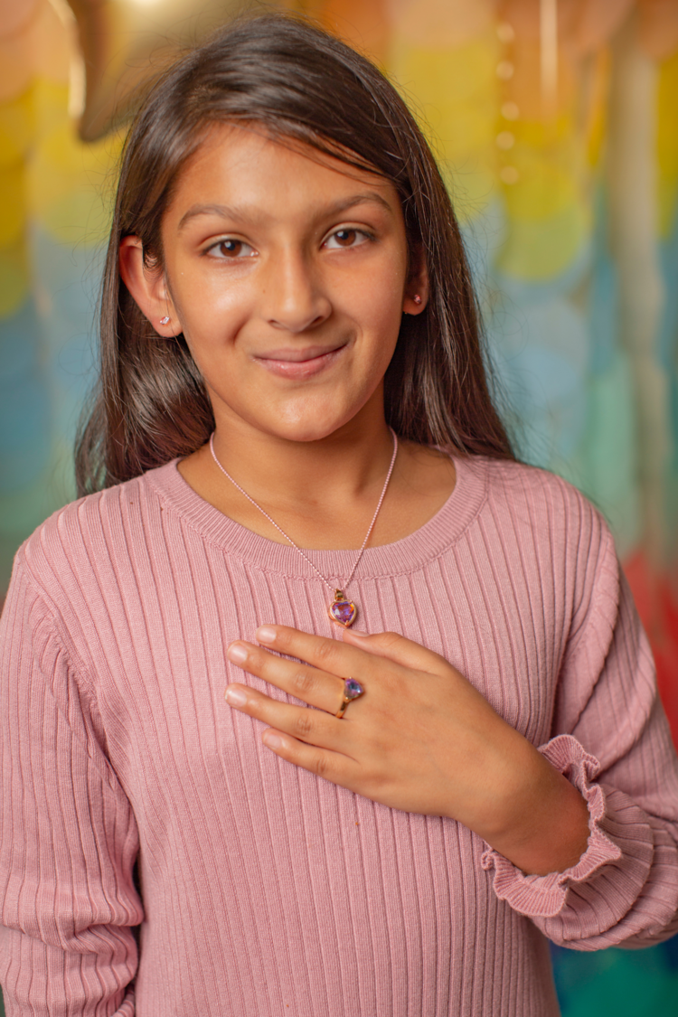 Lilac Love Necklace