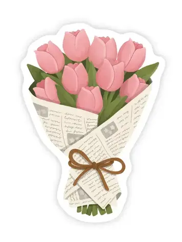 Fresh Tulips - Flower Market Vinyl Sticker