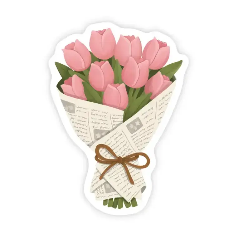 Fresh Tulips - Flower Market Vinyl Sticker