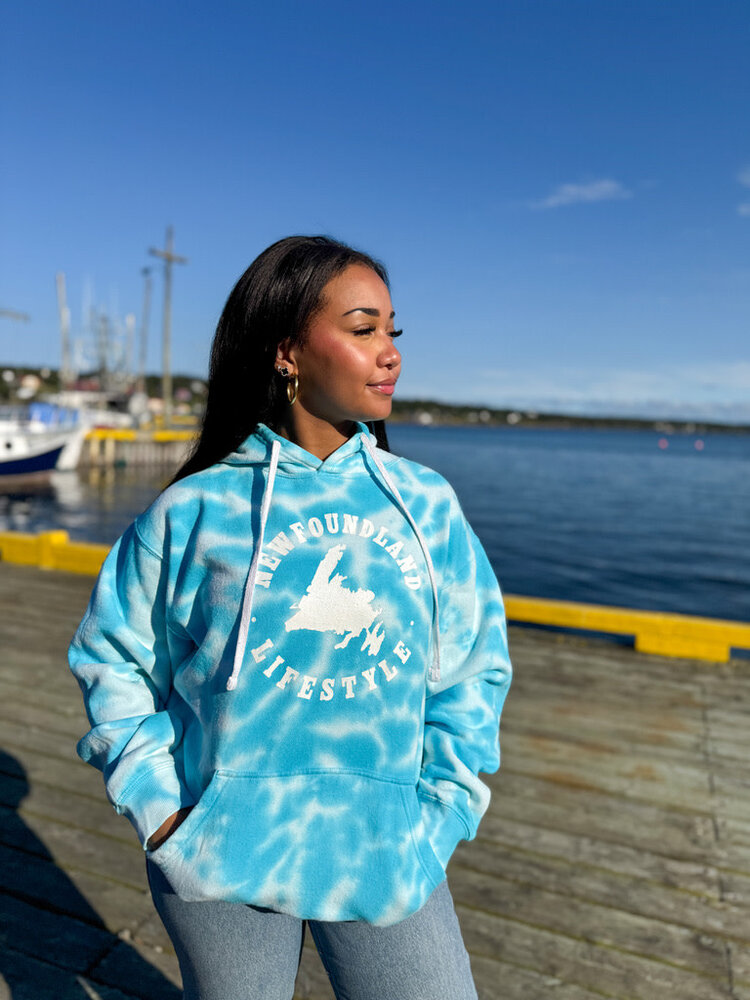 Newfoundland Lifestyle Tie-Dye Hoodie