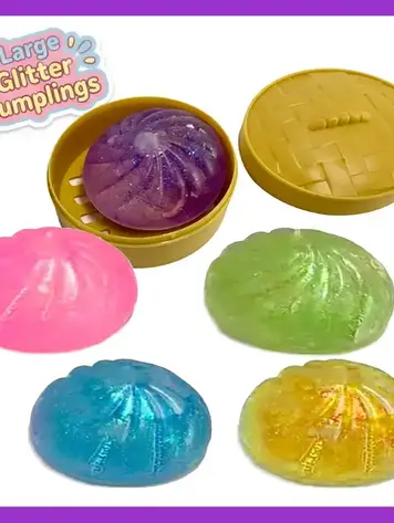 Large Glitter Squish Dumpling