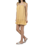 Ruffled Hem Linen Dress