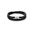 MIANSAI MIANSAI / Leather Casing Braelet Silver Plated