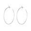 JENNY BIRD / Thunderstruck Hoops, Rhodium/Gold