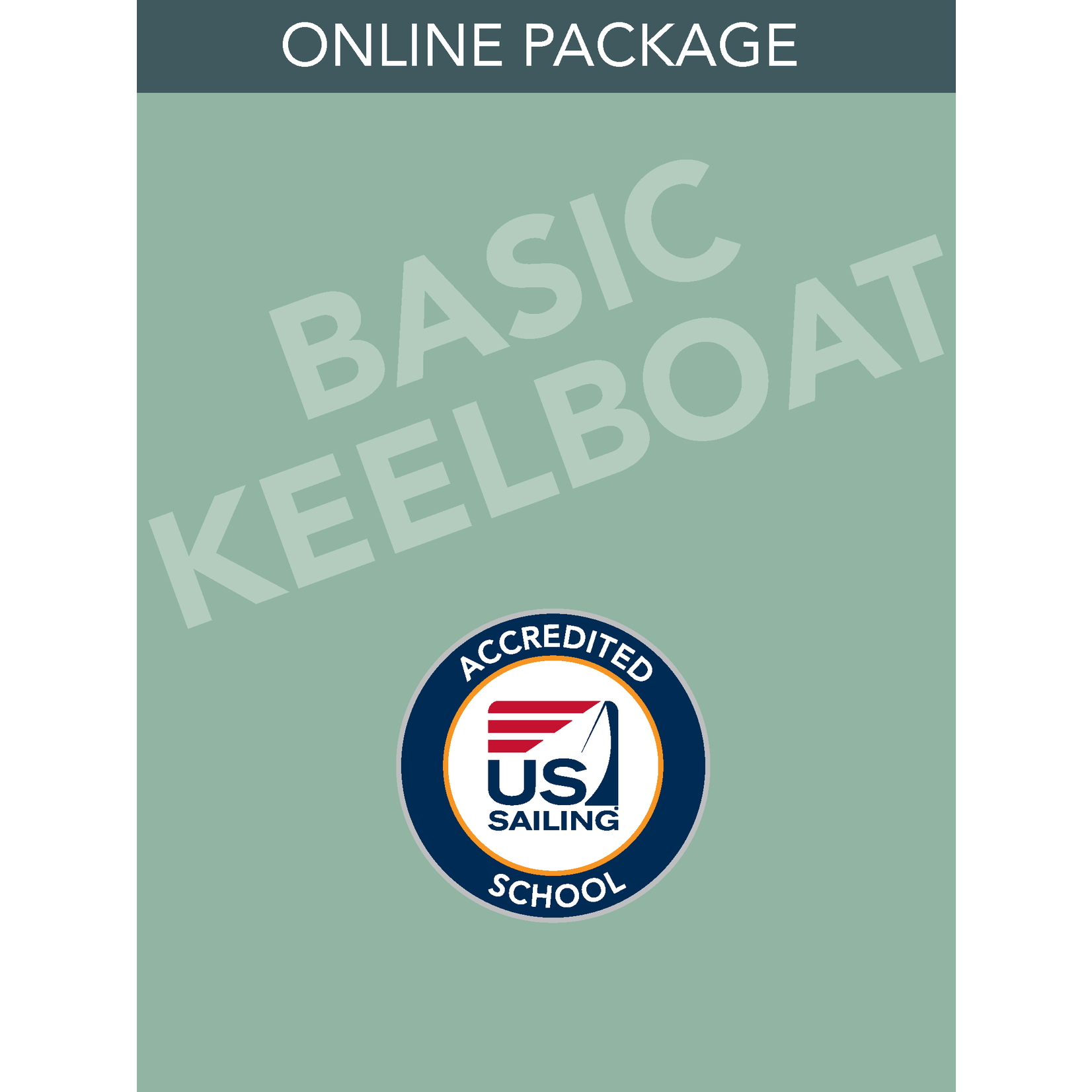 PACKAGE Online Course - Basic Keelboat Package with Digital Textbook