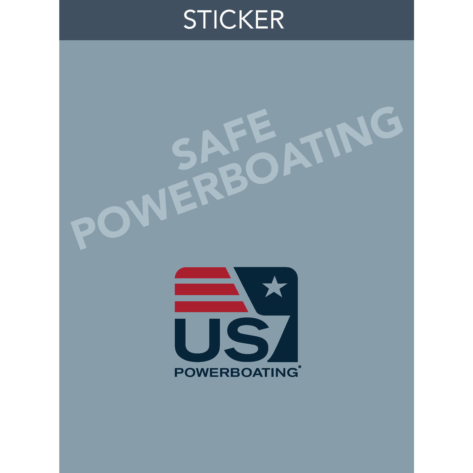 Safe Powerboating Sticker