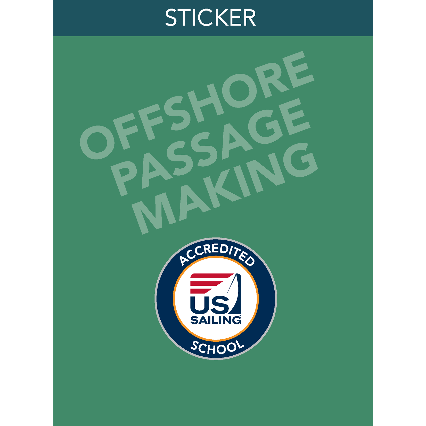 Offshore Passage Making Sticker