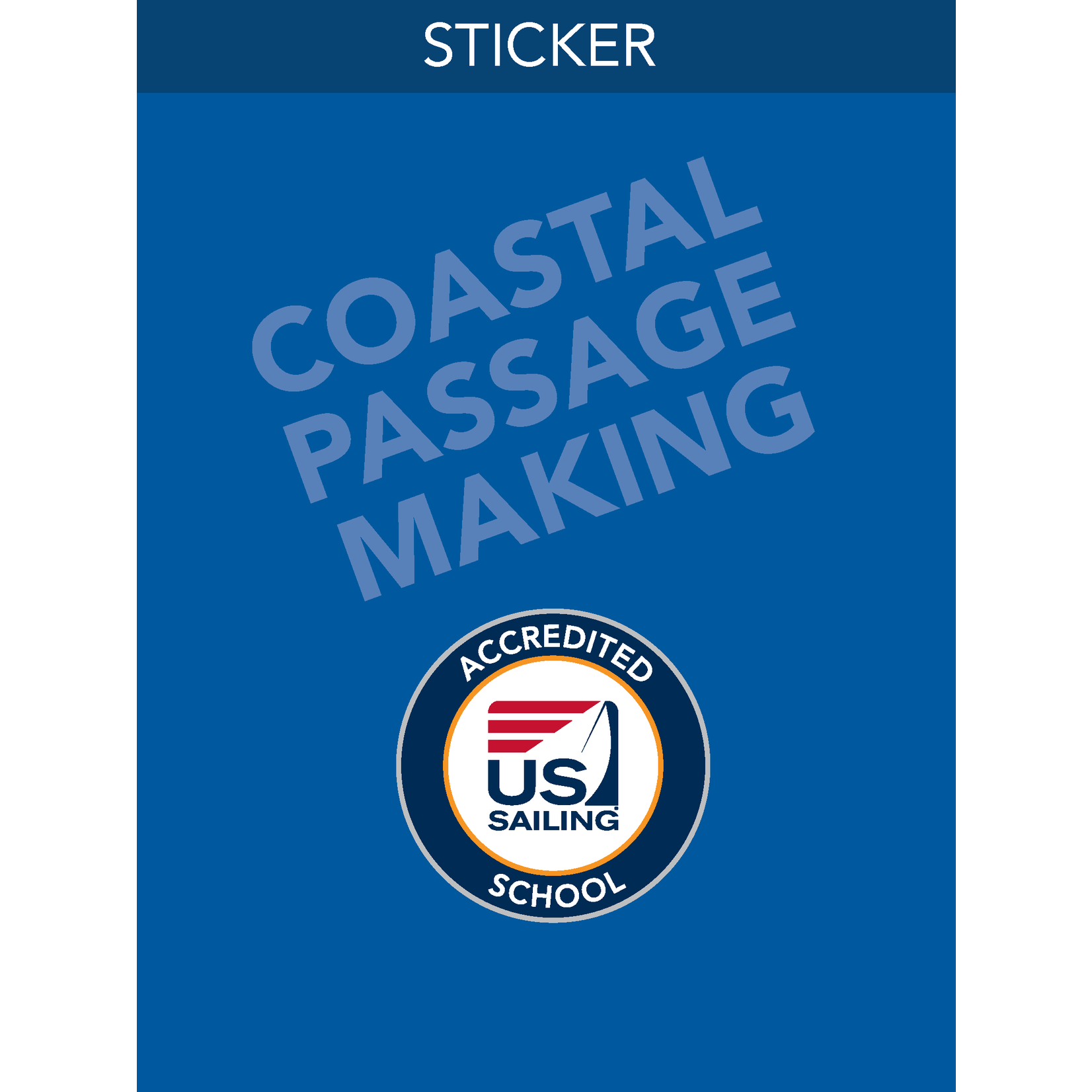 Coastal Passage Making Sticker