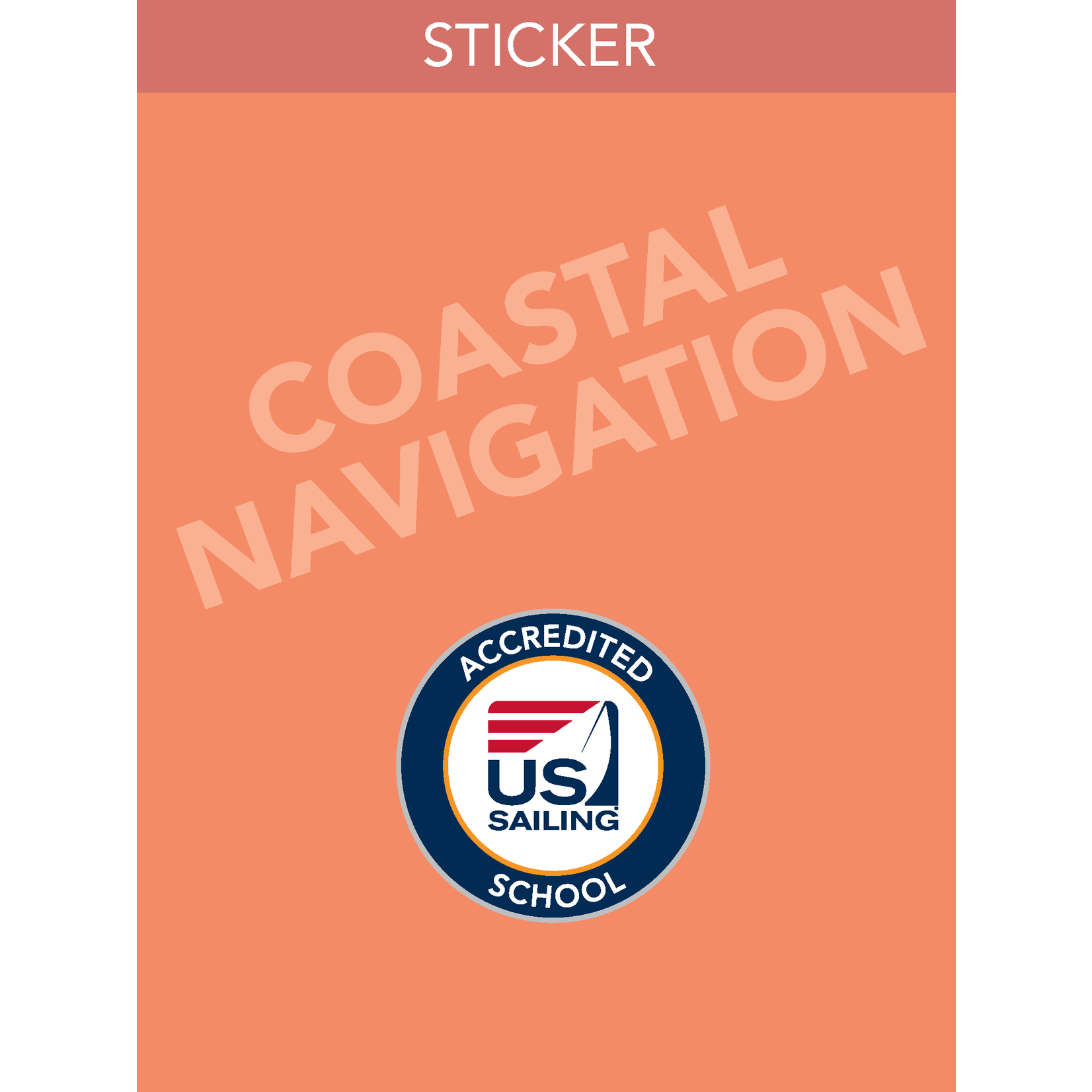 Coastal Navigation Sticker