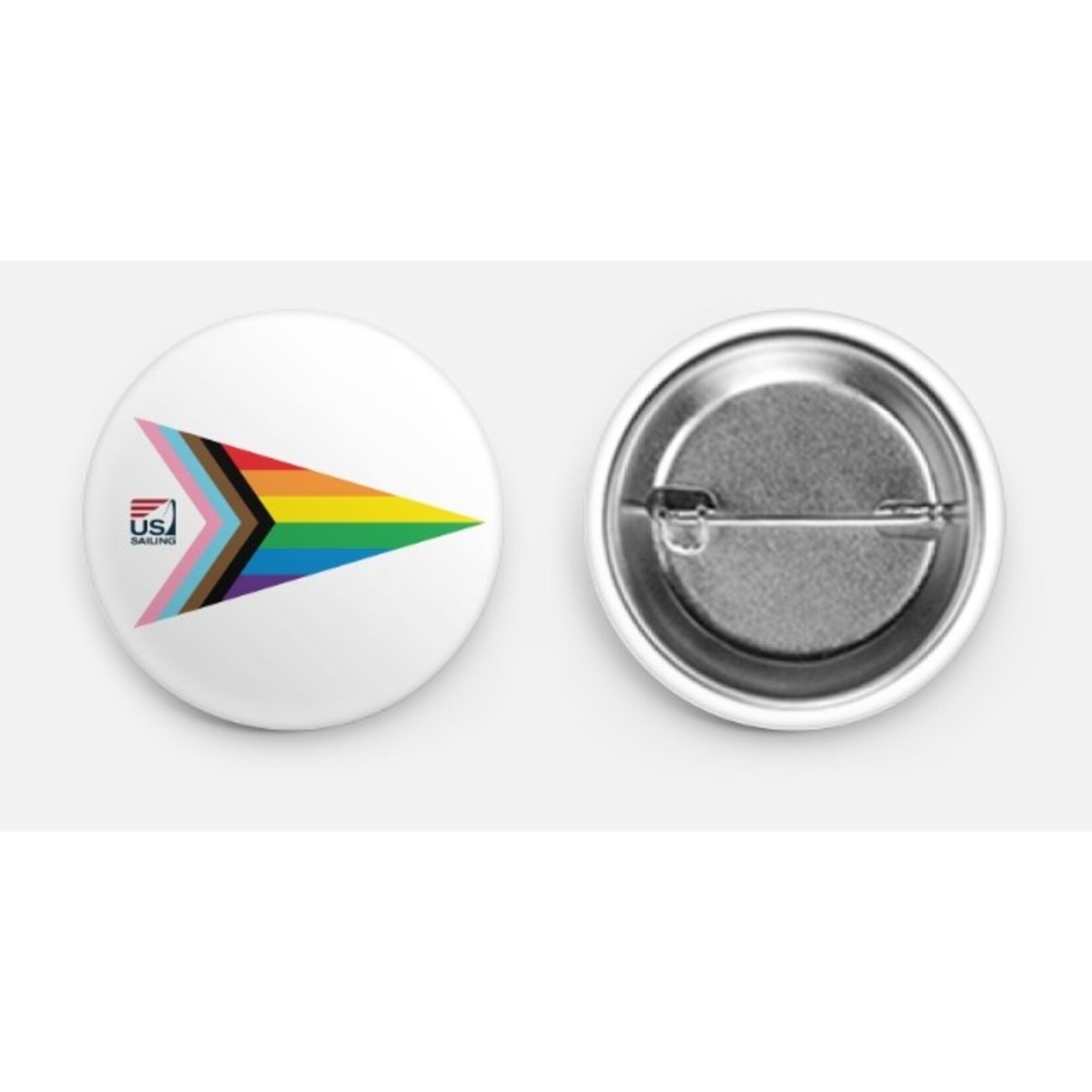 Pride Burgee Button - US Sailing