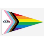 Pride Burgee Sticker - US Sailing Team
