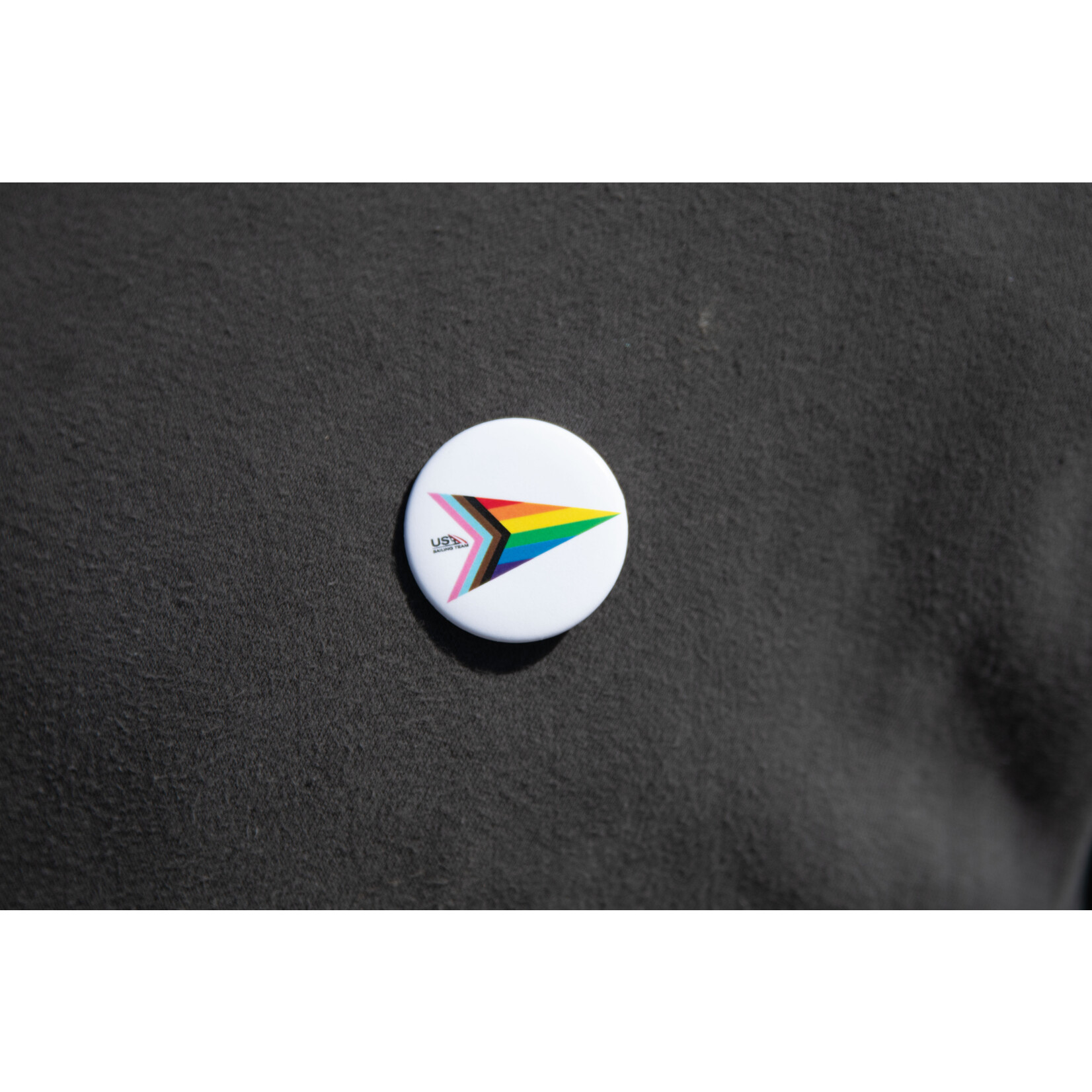 Pride Burgee Button - US Sailing Team