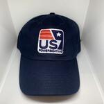 Navy Powerboating Hat (Red and White Logo)