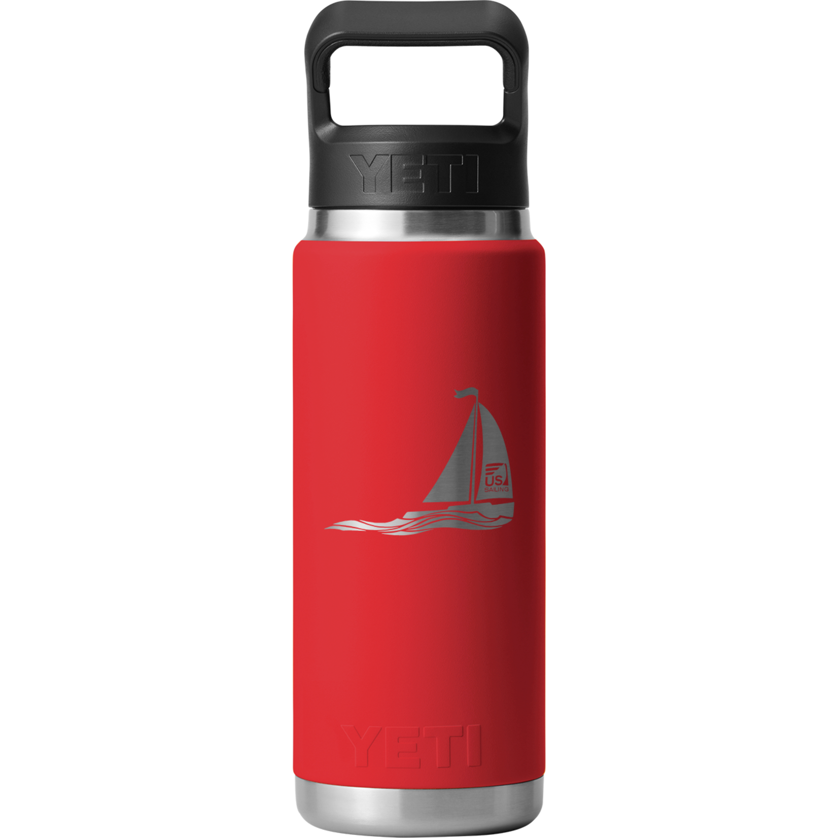 YETI YETI 26 oz Straw Cap Water Bottle - Rescue Red