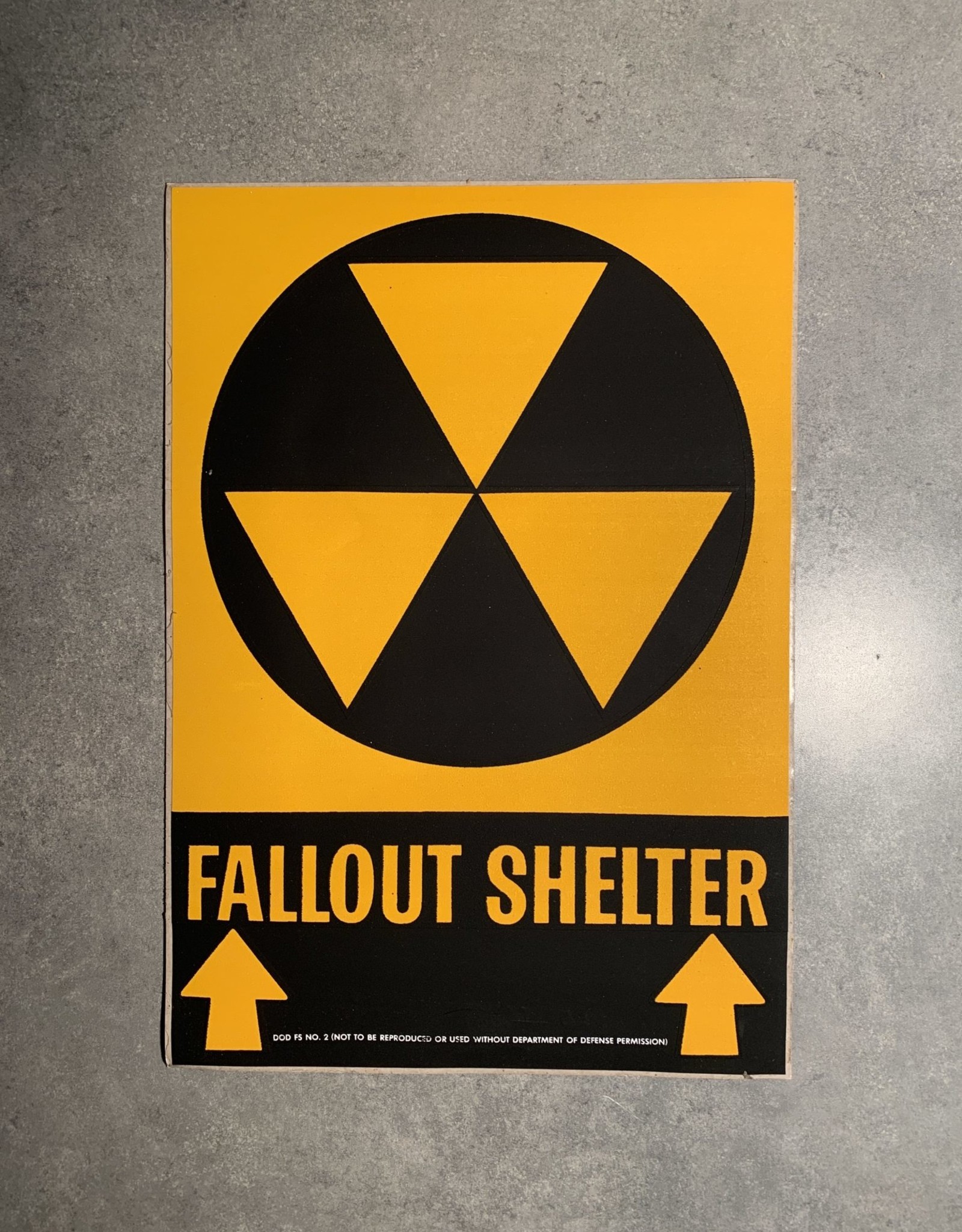 UA Merch Fallout Shelter Decal Forward Arrow