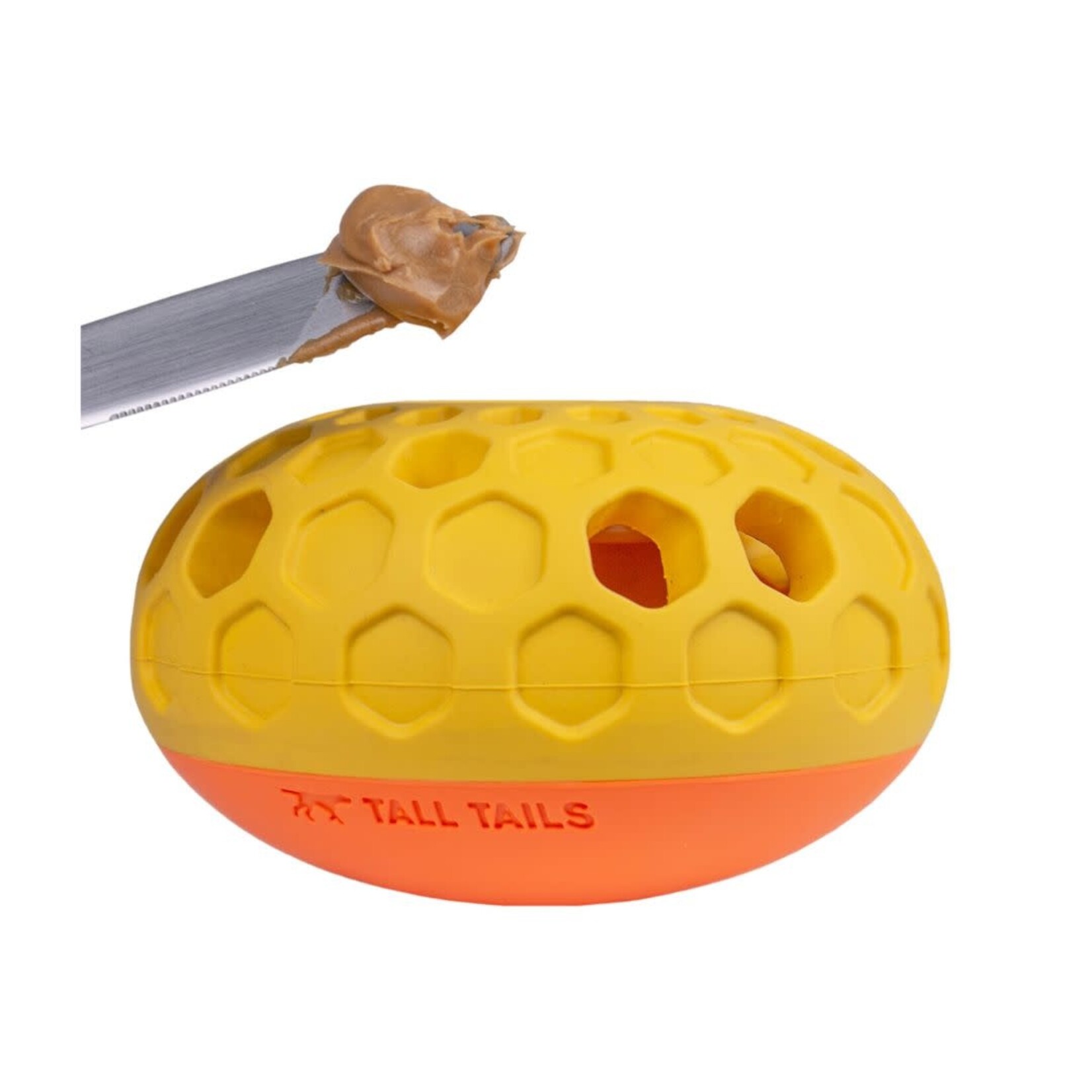 Tall Tails Tall Tails Natural Rubber Bee Hive Reward Dog Toy