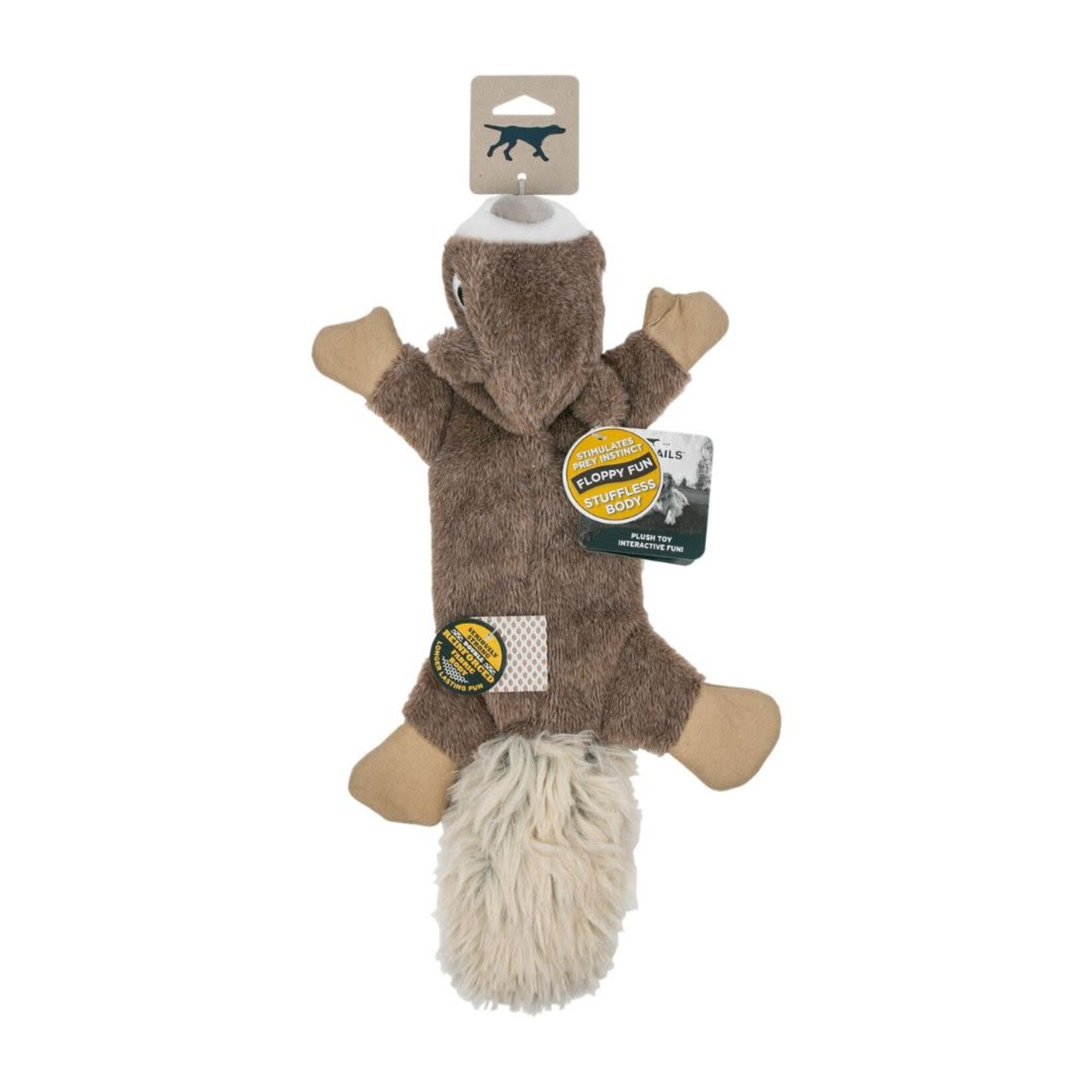 Tall Tails Tall Tails Plush Stuffless Squirrel with Squeaker