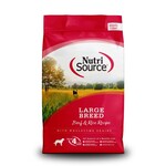 NutriSource NutriSource Large Breed Beef & Rice Recipe 26 lb