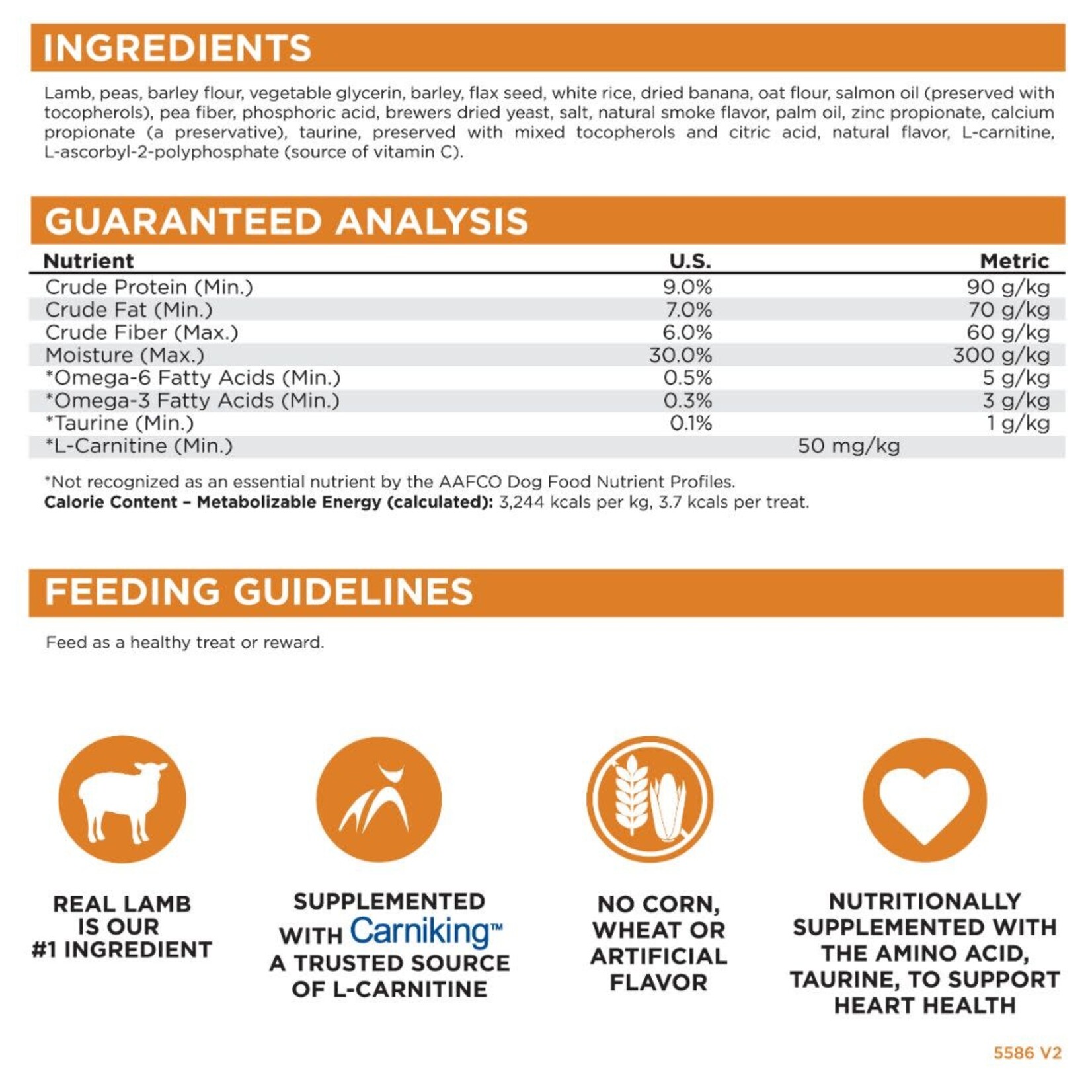 NutriSource NutriSource Soft & Tender Lamb Treats