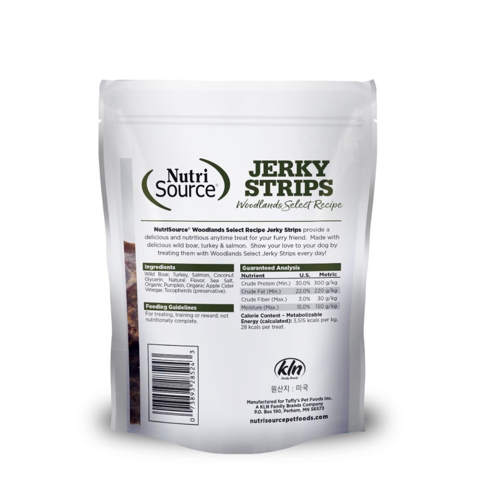 NutriSource NutriSource Woodlands Select Jerky Strips