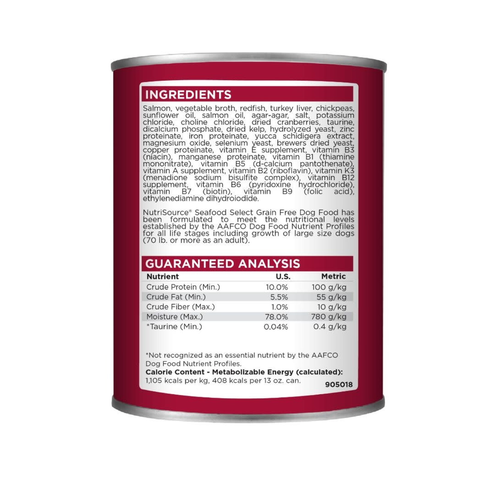 NutriSource NutriSource Seafood Select Recipe Canned Dog Food