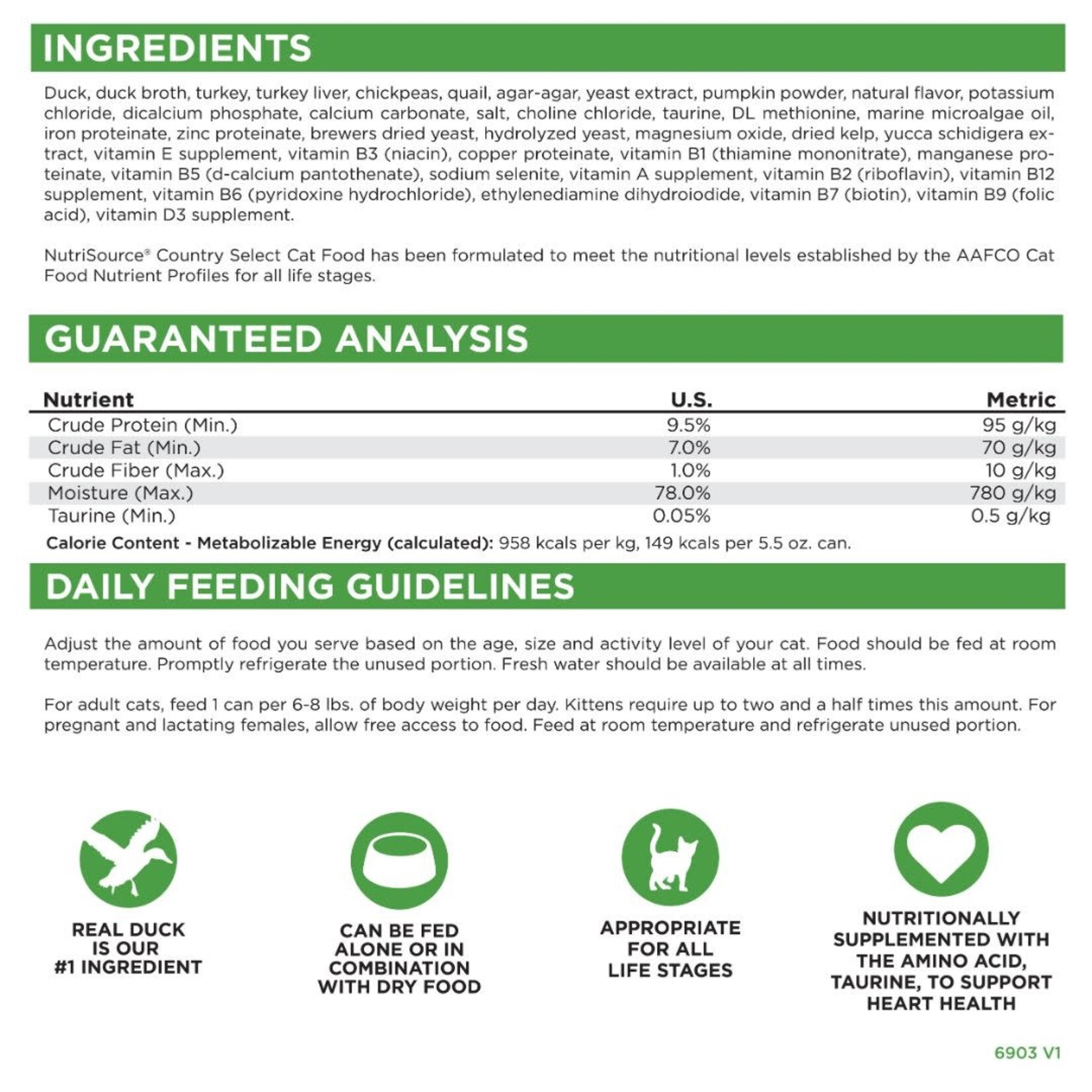 NutriSource NutriSource Country Select Recipe Canned Cat Food