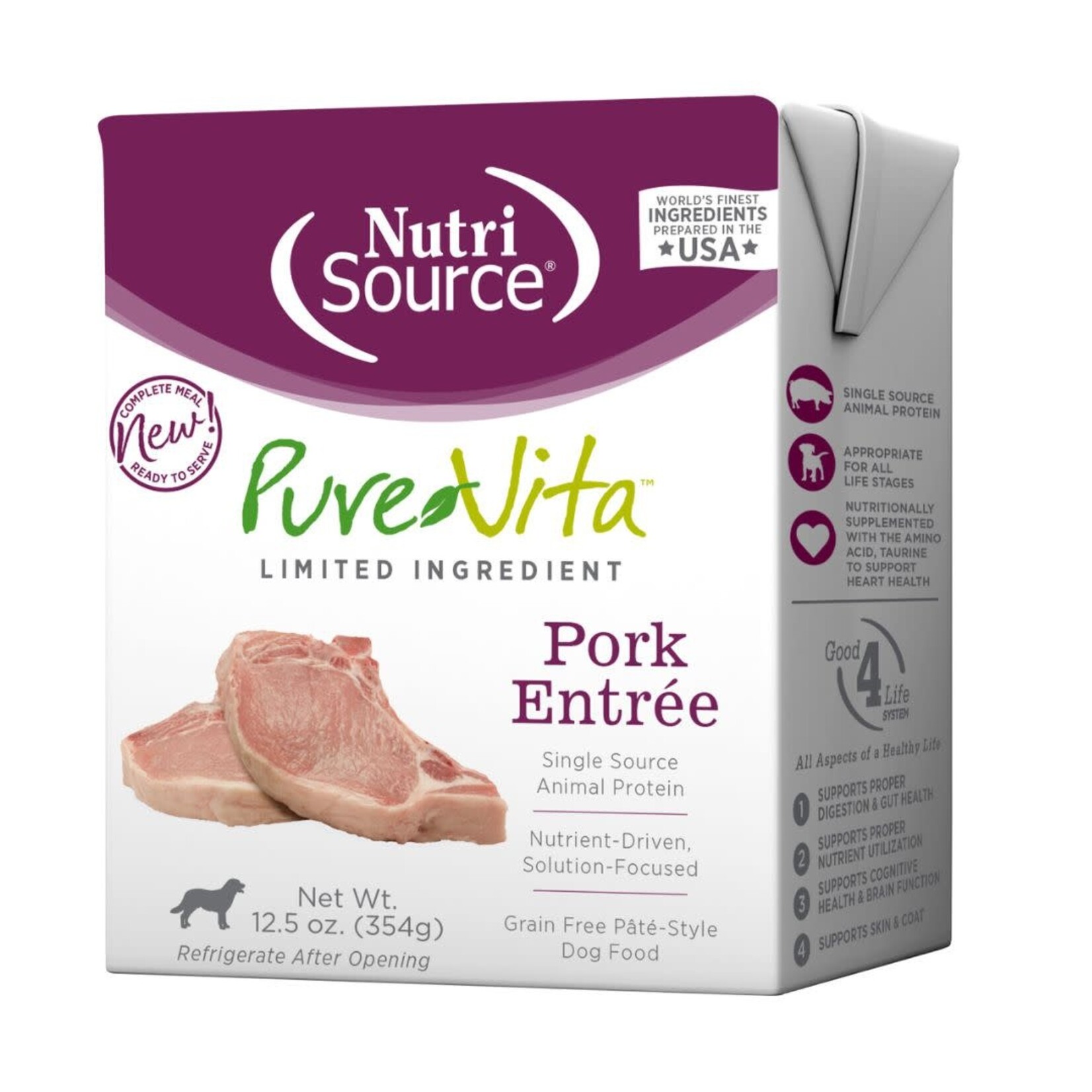 PureVita (by NutriSource) PureVita Pork Entrée Wet Dog Food