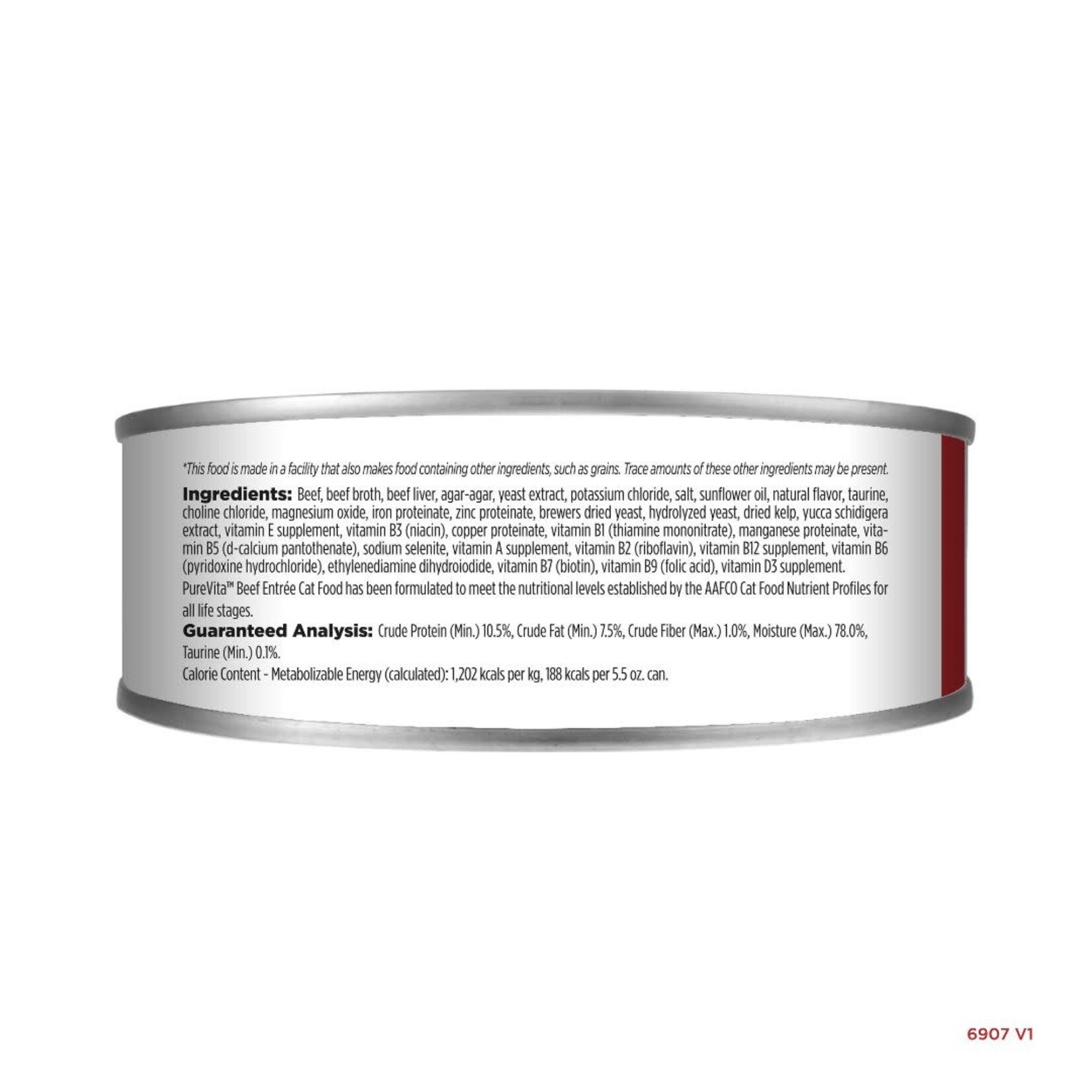 PureVita (by NutriSource) PureVita Beef Entrée Canned Cat Food