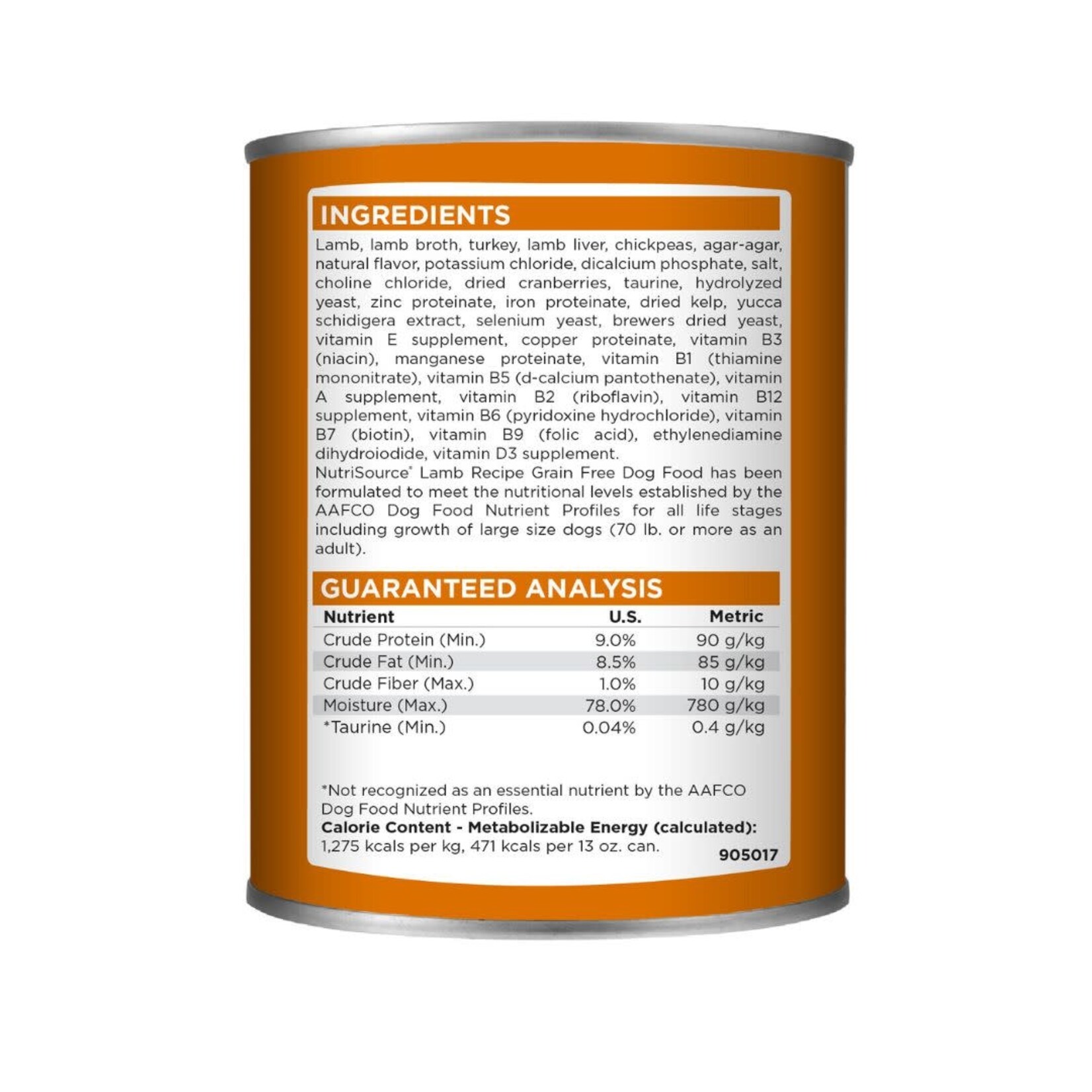 NutriSource NutriSource Lamb Recipe Canned Dog Food