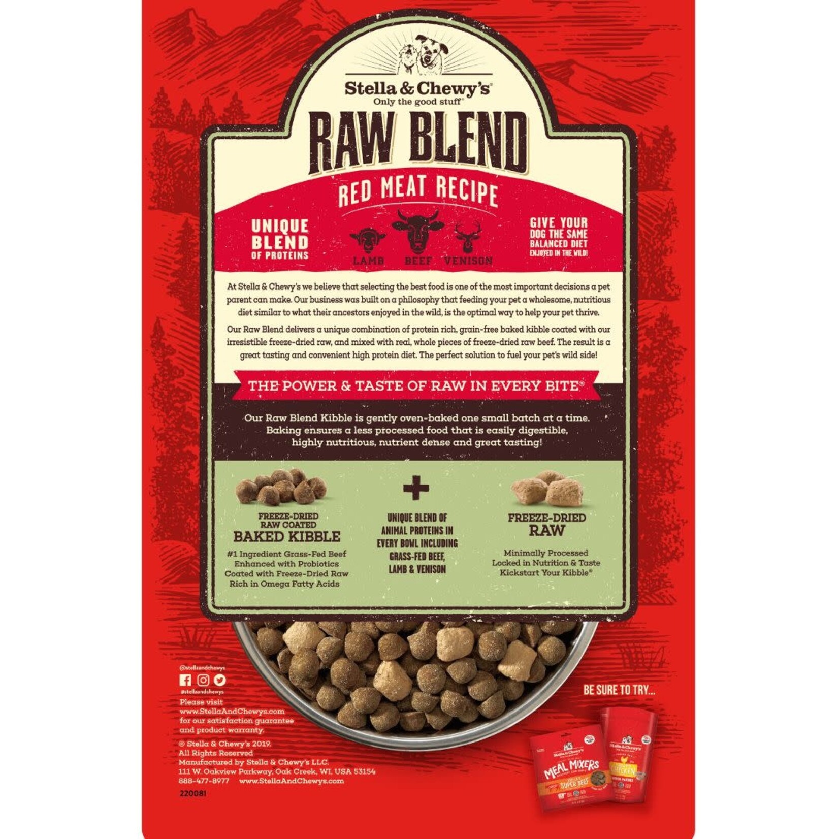 Stella & Chewys Stella & Chewy's Raw Blend Red Meat Recipe 3.5 lb