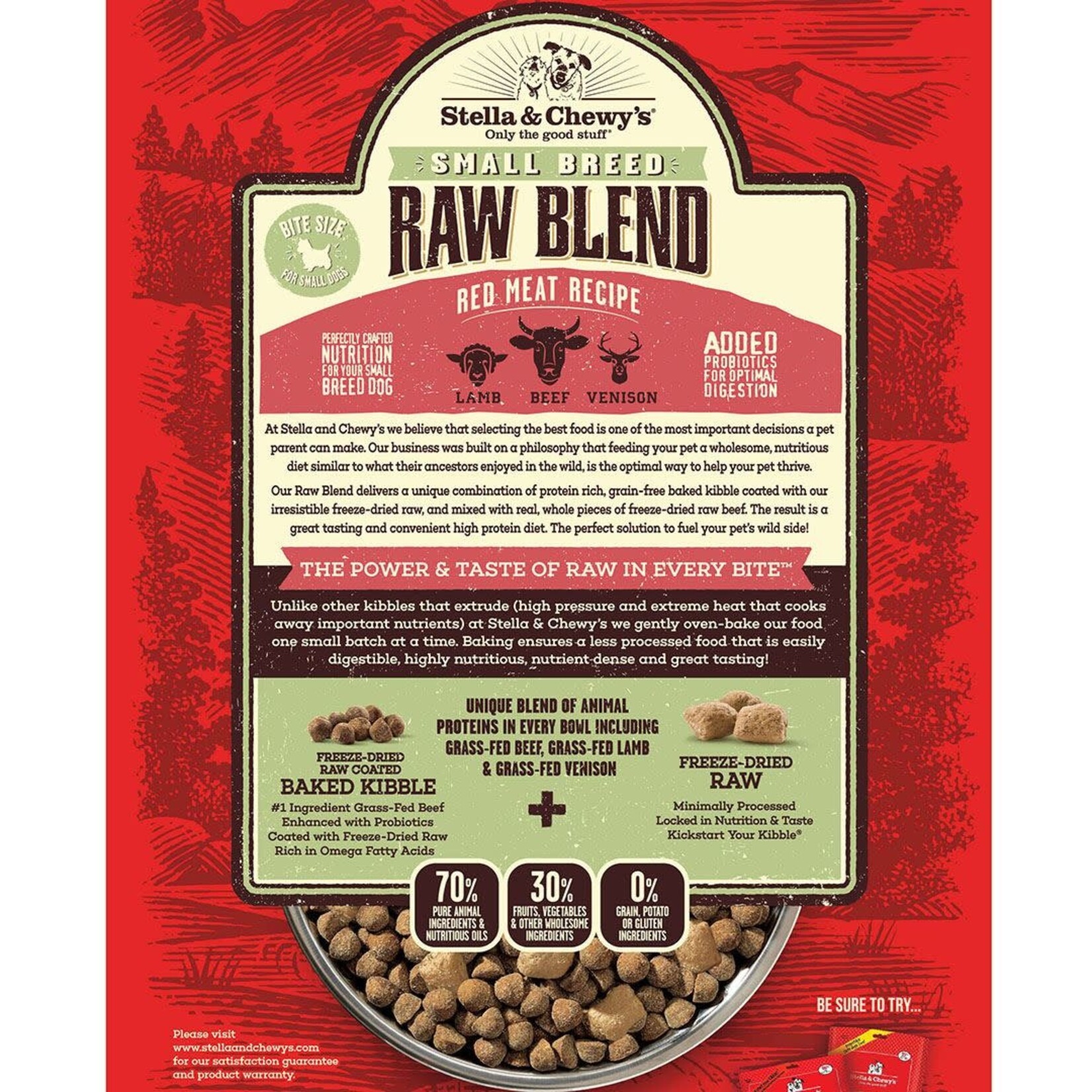 Stella & Chewys Stella & Chewy's Raw Blend Red Meat Recipe Small Breed 3.5 lb