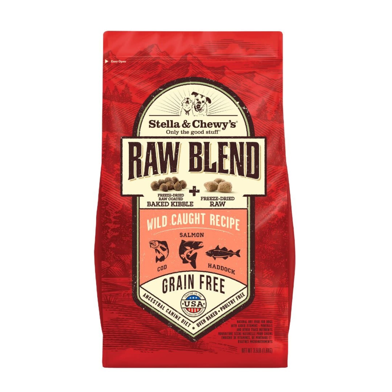 Stella & Chewys Stella & Chewy's Raw Blend Wild Caught Recipe 3.5 lb