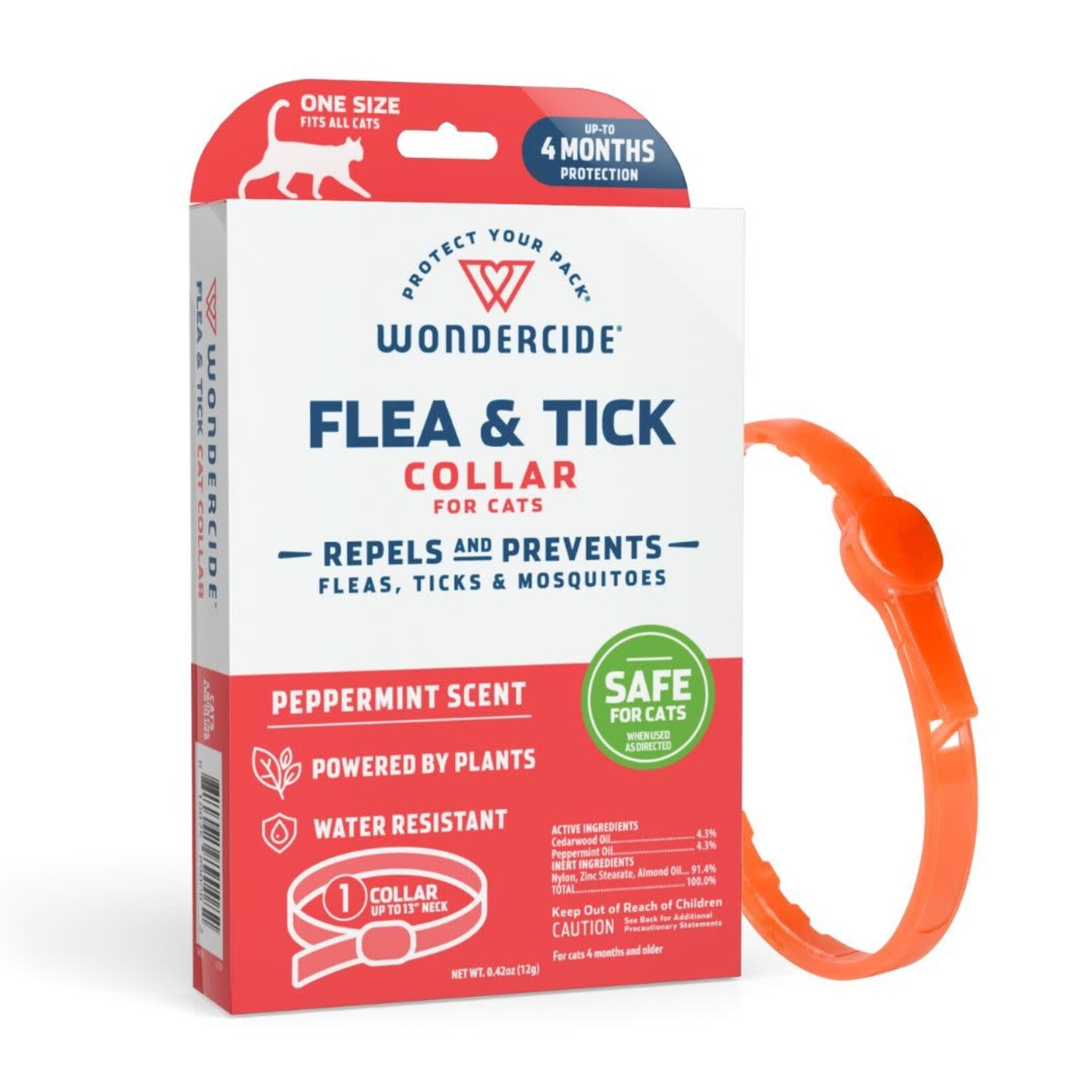 Wondercide Flea & Tick Collar for Cats Peppermint