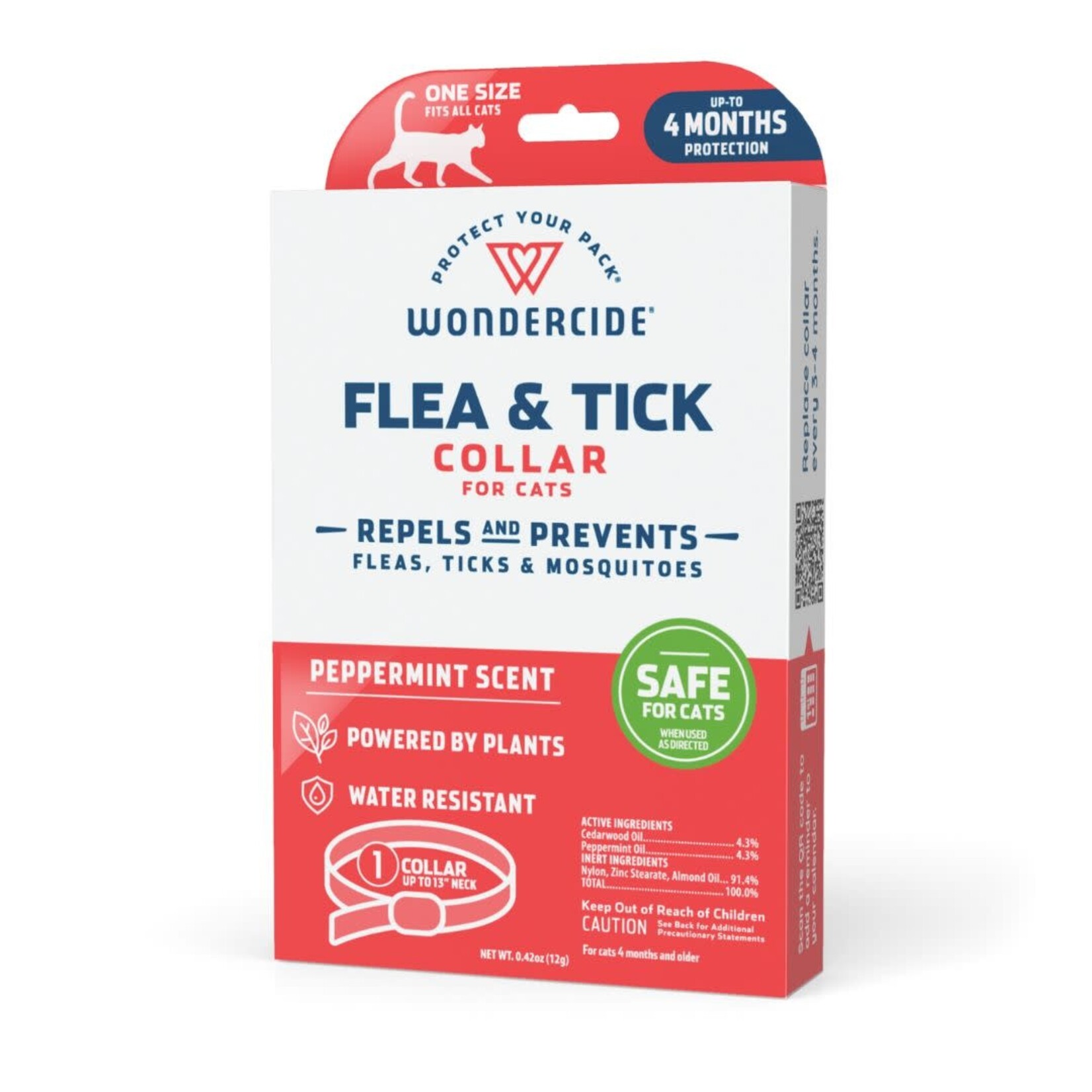 Wondercide Flea & Tick Collar for Cats Peppermint