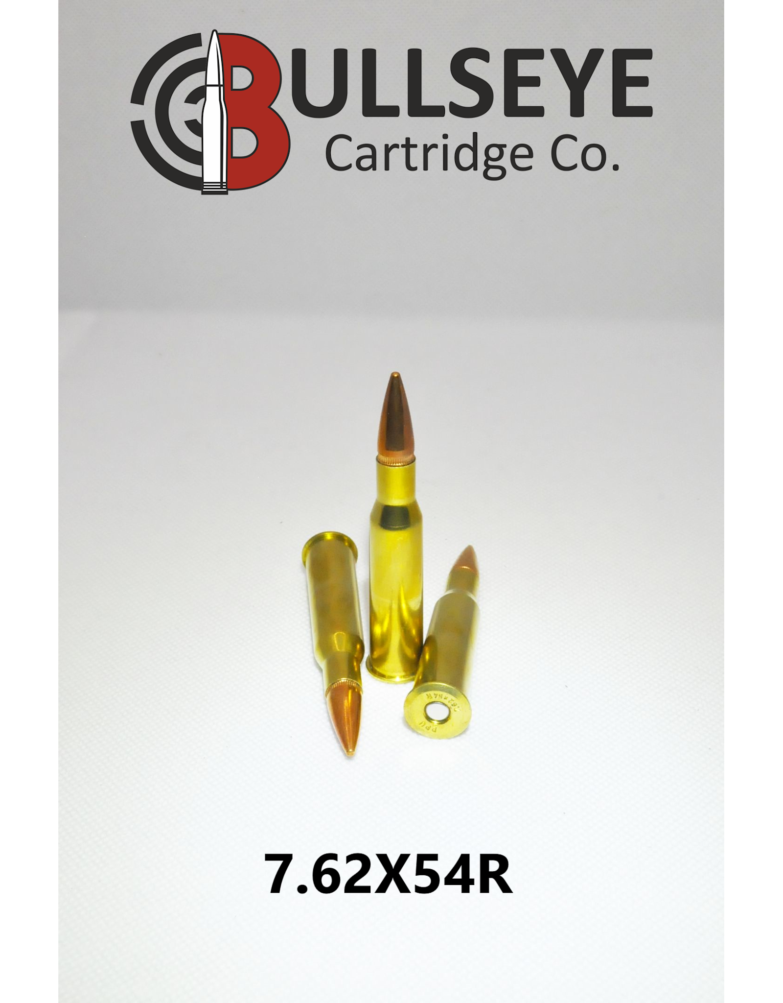BullsEye Cartridge Co. 7.62 X 54R 150gr FMJ - 20
