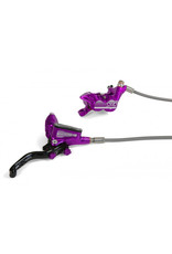 Hope HOPE Tech 3 E4 Front - No Rotor - Purple-BRAIDED-L/H