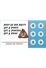 Super Undies Potty Punch Card