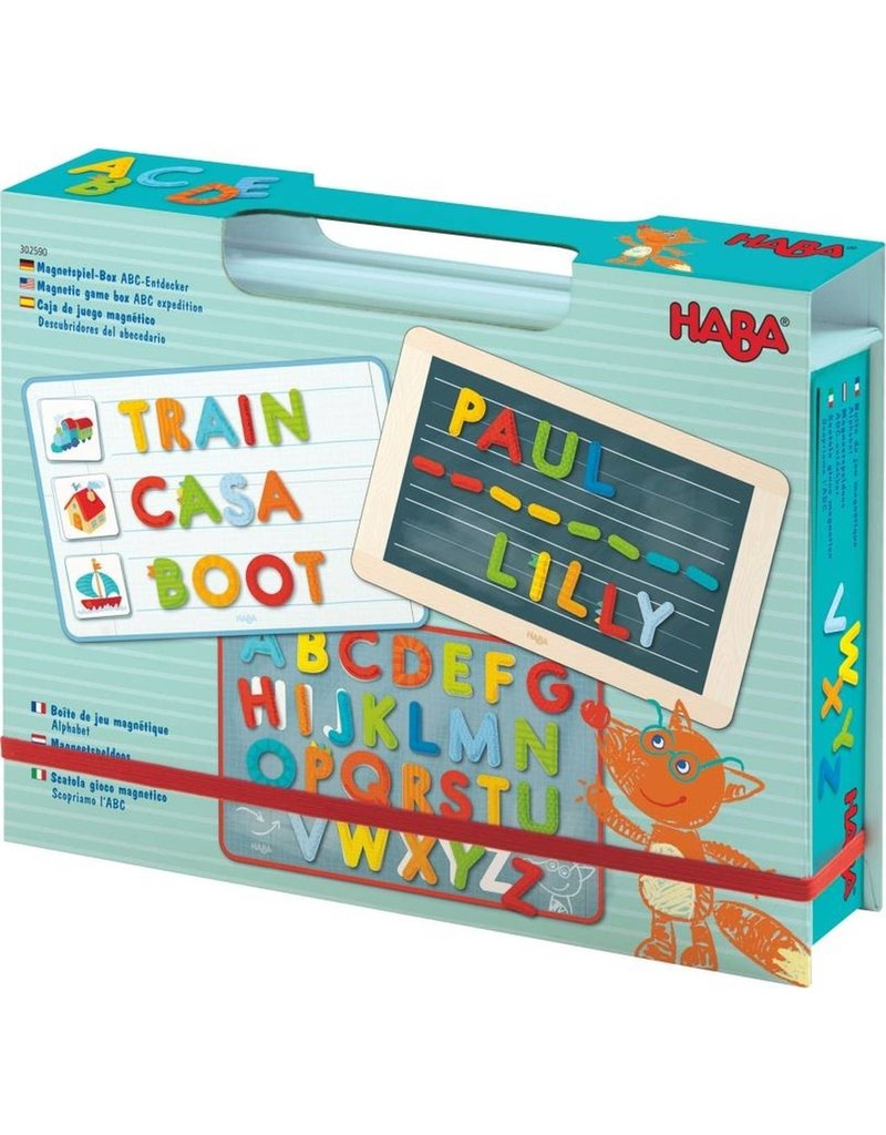 Haba Haba Magnetic Game Box ABC Expedition