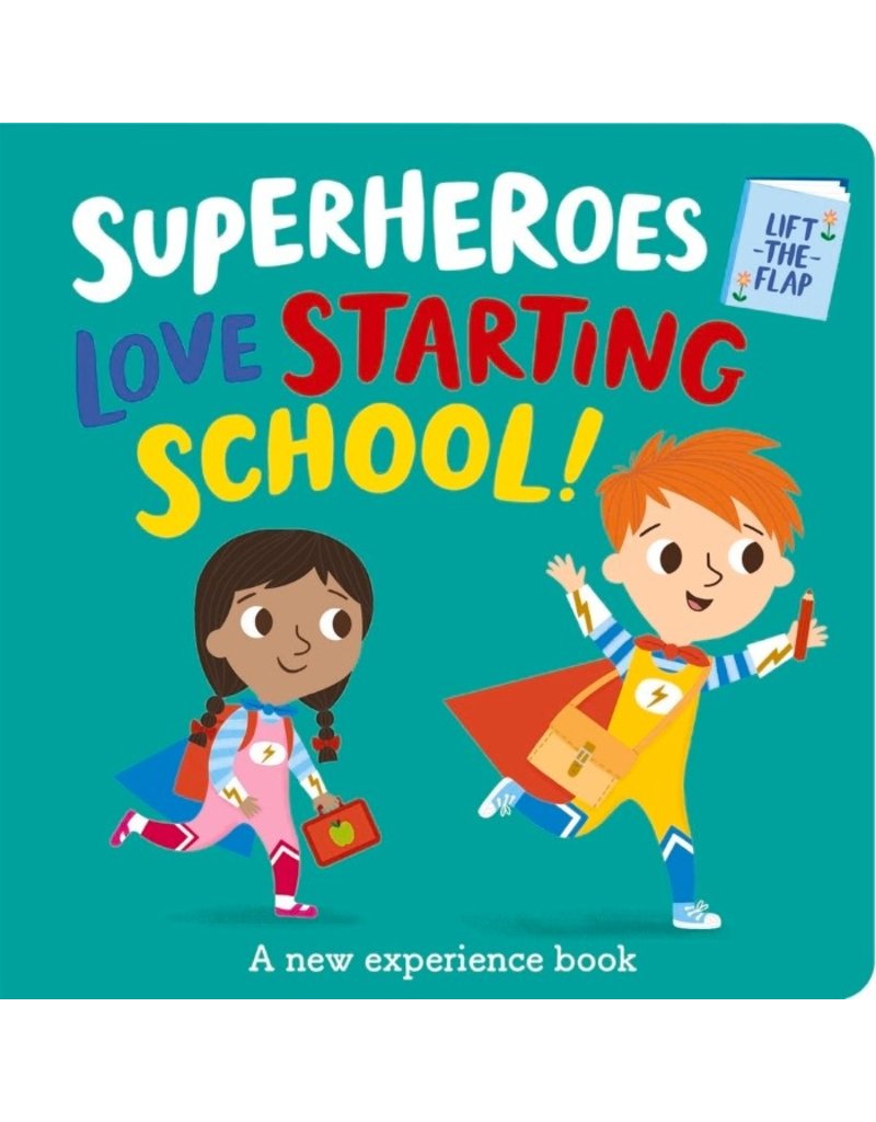 Superheroes LOVE Starting School Board Book