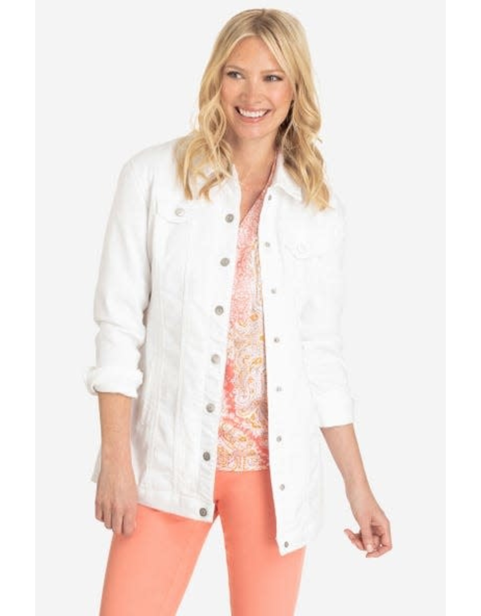 maxi denim jacket