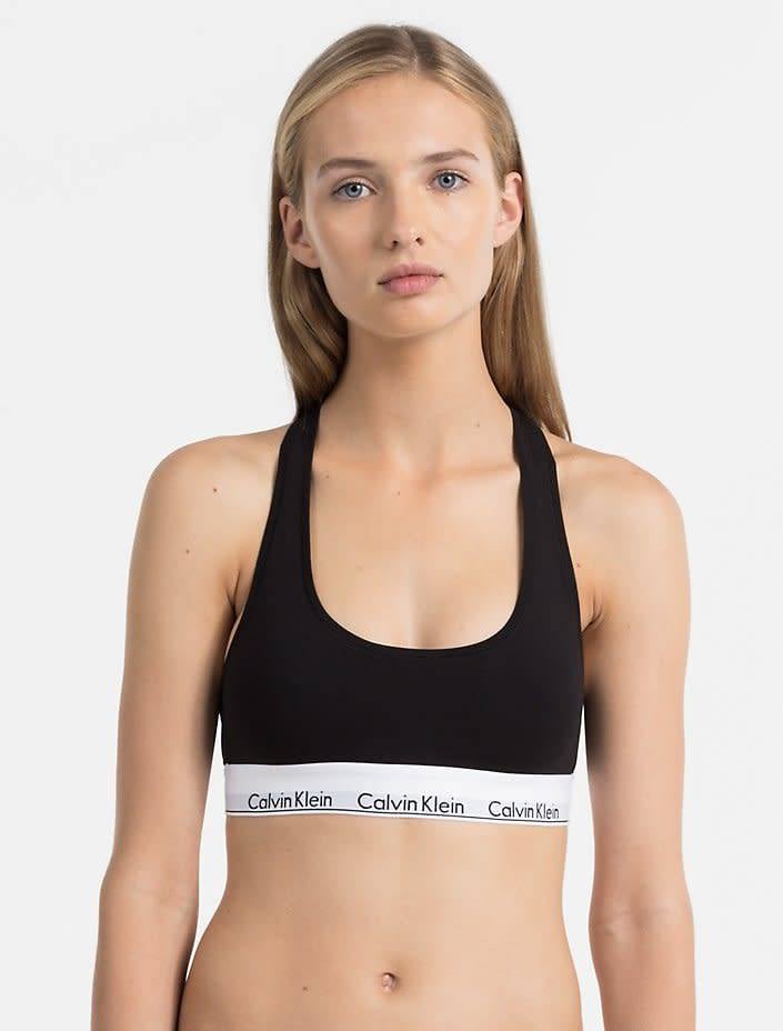 ck modern cotton bralette