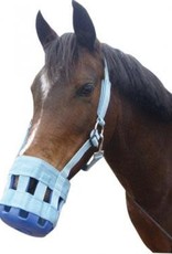 Grazing Muzzle - Cob - Light Blue/Royal 8324ST