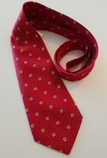 Tie - Red with White Squares