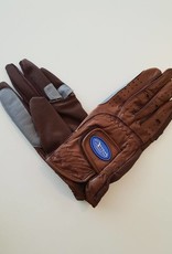 Amy - Sheepskin Gloves  with Supa Grip - Brown - Size 6