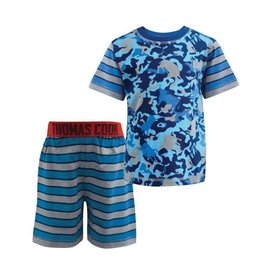 Thomas Cook Thomas Cook Boys Bull Camo PJ's - Blues - Size 4